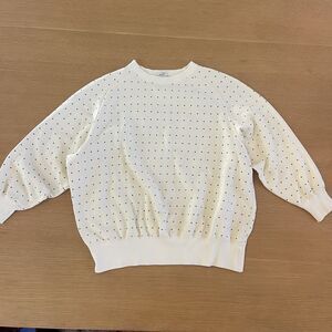 Vintage Women's Esprit Crewneck Sweatshirt Geometric Print